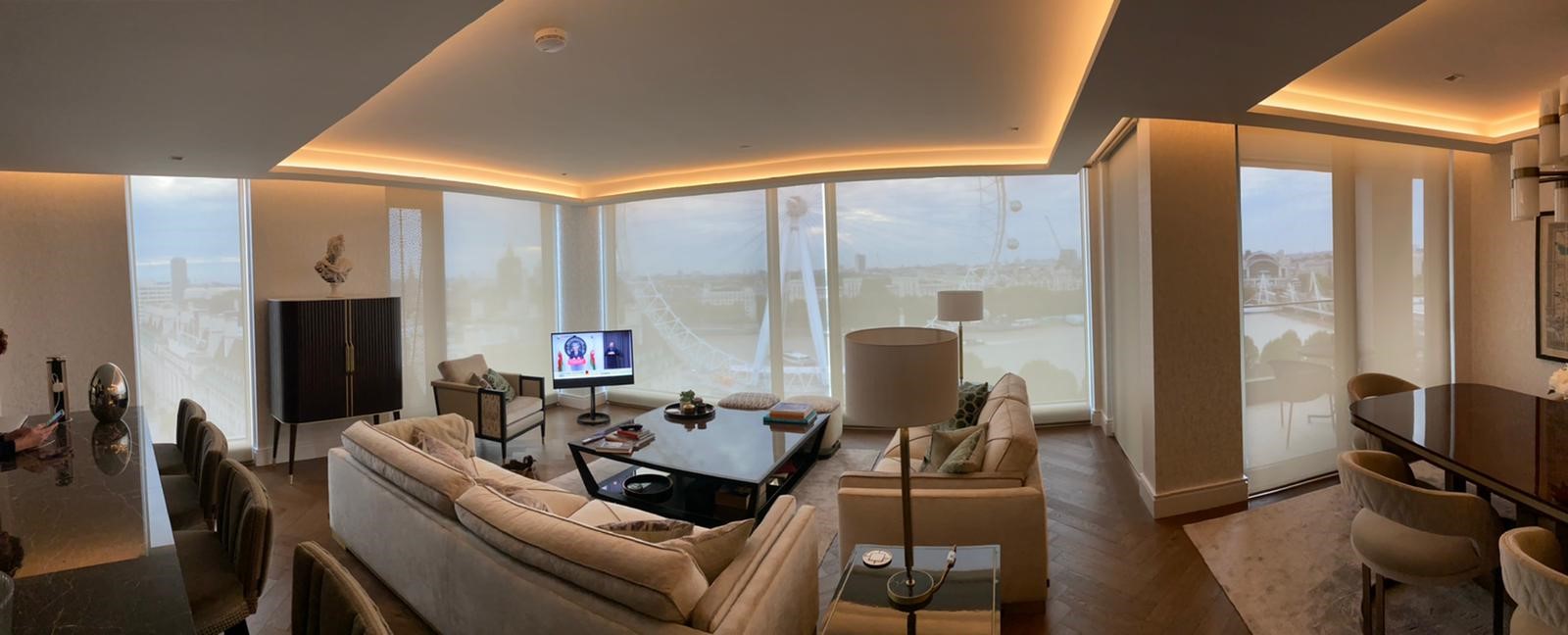 Elevating Luxury Living with Motorised Blinds in a Luxury London ...